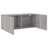 Mueble para TV de pared gris Sonoma 100x30x41 cm 5