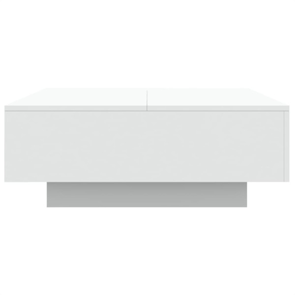 Mesa de centro 80x80x31 cm contraplacado branco M 5