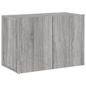 Mueble para TV de pared gris Sonoma 60x30x41 cm H