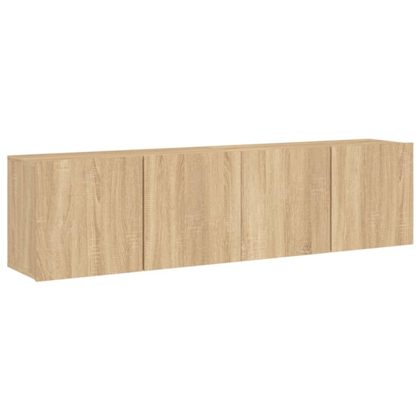 Muebles para TV de pared 2 unidades roble Sonoma 80x30x41 cm M 2