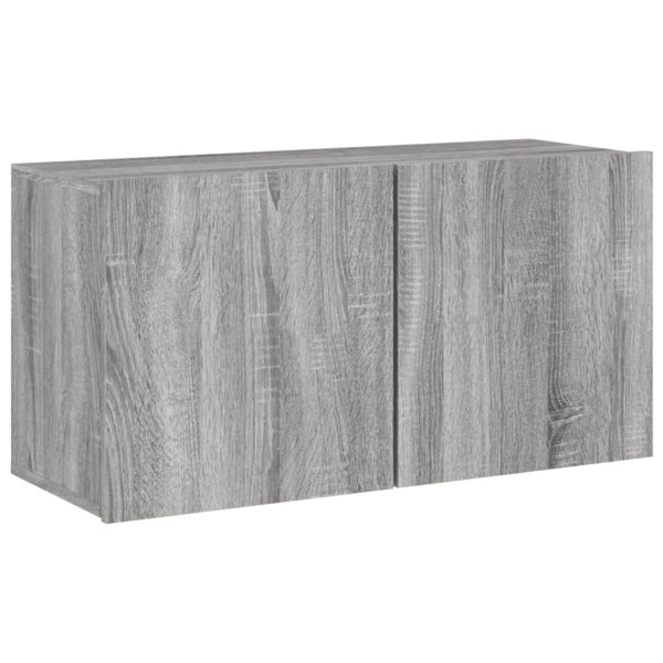 Móvel de parede para TV 80x30x41 cm cinzento sonoma M 2