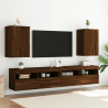 Mueble TV de pared madera ingeniería marrón roble 40.5x30x60 cm 4