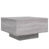 Mesa de centro madera de ingeniería gris Sonoma 55x55x31 cm 2