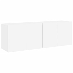 Muebles para TV de pared 2 unidades blanco 60x30x41 cm H