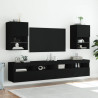 Mueble para TV con luces LED negro 40.5x30x60 cm 3