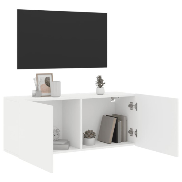Móvel de parede para TV 100x30x41 cm branco M 4