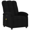 Sillón reclinable de masaje eléctrico tela negro 3