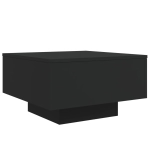 Mesa de centro 55x55x31 cm derivados de madeira preto H