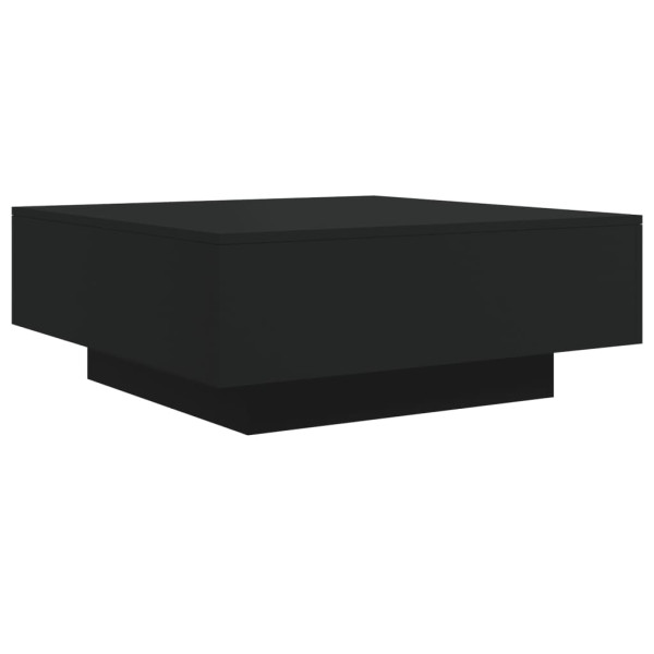 Mesa de centro 80x80x31 cm contraplacado preto M 2