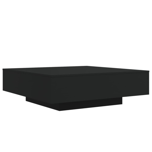 Mesa de centro madera de ingeniería negro 100x100x31 cm M 2
