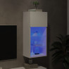 Mueble para TV con luces LED blanco 40.5x30x90 cm 5