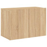 Mueble para TV de pared roble Sonoma 60x30x41 cm 2