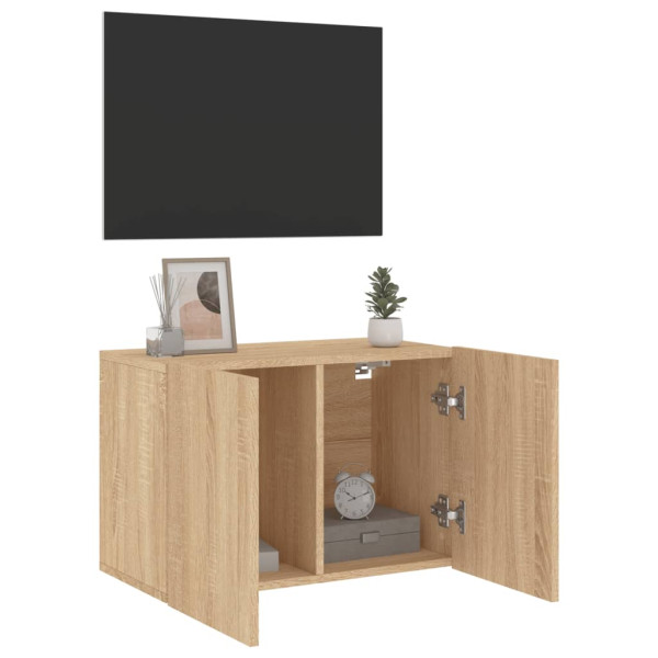 Mueble para TV de pared roble Sonoma 60x30x41 cm M 4