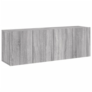 Muebles para TV de pared 2 unidades gris Sonoma 60x30x41 cm H