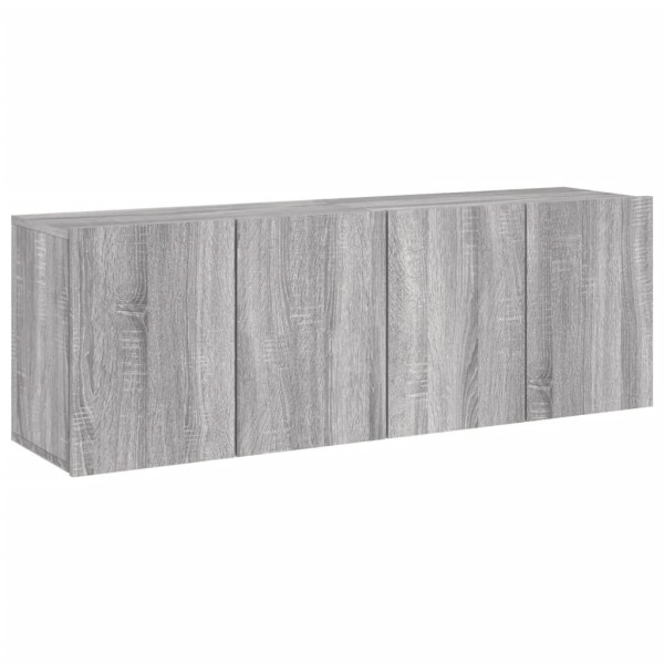 Muebles para TV de pared 2 unidades gris Sonoma 60x30x41 cm M 2