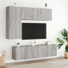 Muebles para TV de pared 2 unidades gris Sonoma 60x30x41 cm 3