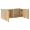 Mueble para TV de pared roble Sonoma 100x30x41 cm 5
