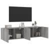 Muebles para TV de pared 2 unidades gris Sonoma 80x30x41 cm 5