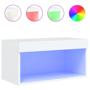 Mueble para TV con luces LED blanco 60x30x30 cm H