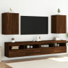 Muebles de TV de pared 2 uds madera marrón roble 40.5x30x60 cm 1