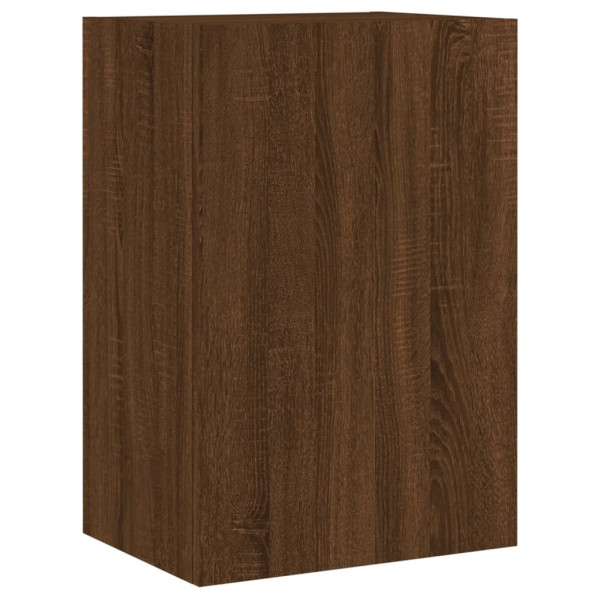 Muebles de TV de pared 2 uds madera marrón roble 40.5x30x60 cm M 5