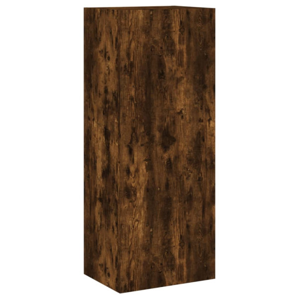 Mueble de TV de pared madera roble ahumado 40.5x30x102 cm M 2