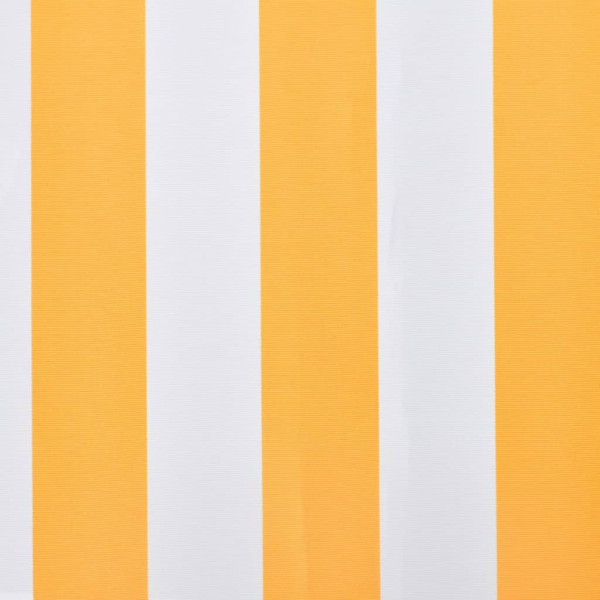 Toldo de lona naranja y blanco 350x250 cm M 3