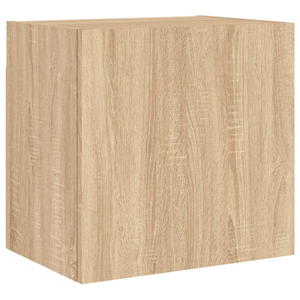 Mueble TV de pared madera ingeniería roble Sonoma 40.5x30x40 cm M 2