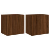 Muebles de TV de pared 2 uds madera marrón roble 40.5x30x40 cm 2