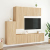 Muebles de TV de pared 5 pzas madera de ingeniería roble Sonoma 3