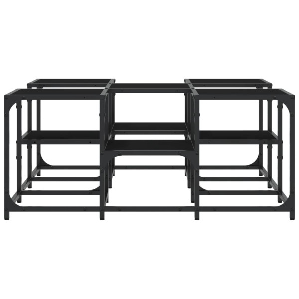 Mesa de centro 91x91x40 cm derivados de madeira preto M 5