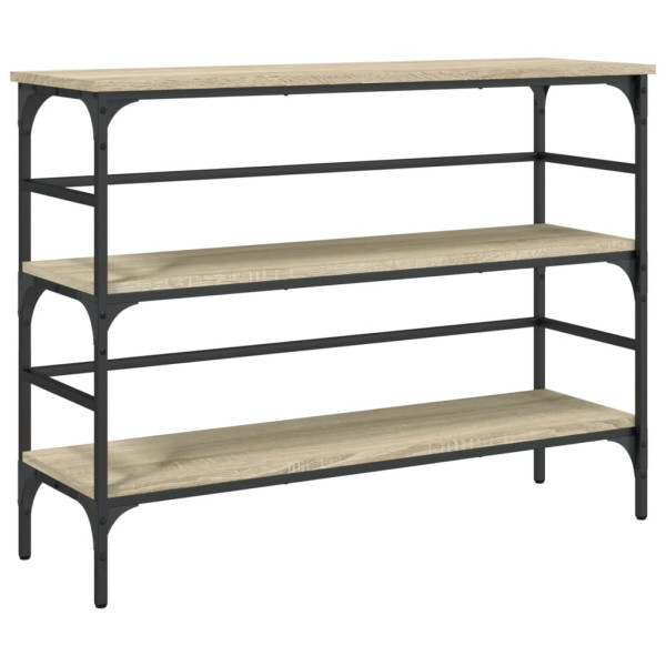 Mesa consola 100x32x75 cm derivados de madeira carvalho sonoma M 2