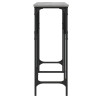Mesa consola madera de ingeniería gris Sonoma 140x29x75 cm 5