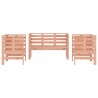 3 pcs conjunto lounge de jardim madeira de douglas maciça 4