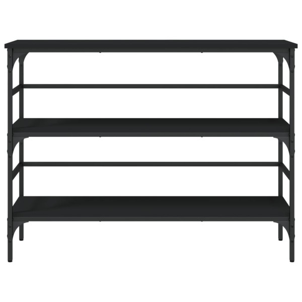 Mesa consola 100x32x75 cm derivados de madeira preto M 5