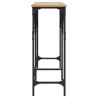 Mesa consola madera de ingeniería roble Sonoma 180x29x75 cm 5
