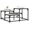 Mesa de centro 68x68x40 cm derivados de madeira cinzento sonoma 1