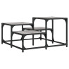 Mesa de centro 68x68x40 cm derivados de madeira cinzento sonoma 2