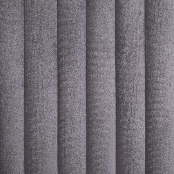 Sillas comedor 2 unidades de terciopelo gris M 2