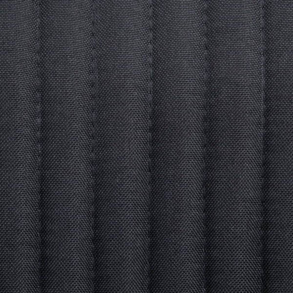 Sillas de comedor 2 unidades tela negro M 2