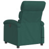 Sillón reclinable de masaje eléctrico tela verde oscuro 4