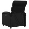 Sillón de masaje reclinable eléctrico cuero sintético negro 4