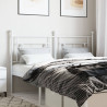 Cabeceira de cama 150 cm metal branco 1