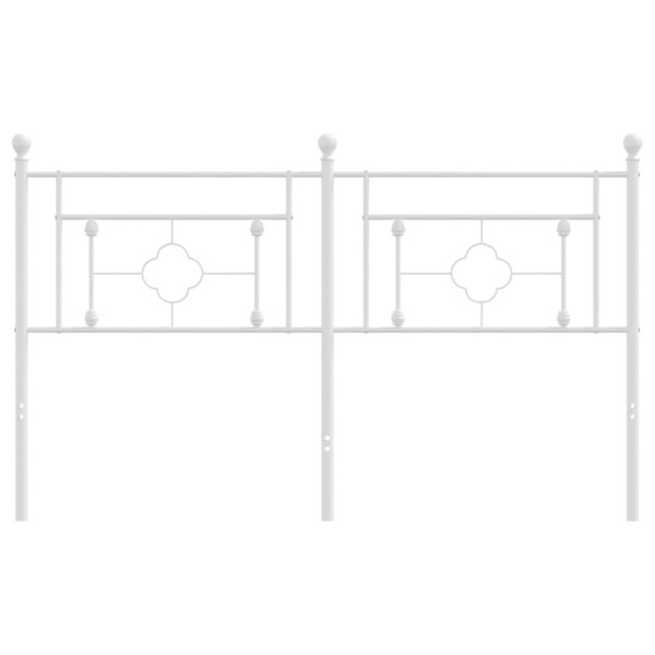 Cabeceira de cama 150 cm metal branco M 3