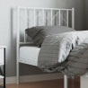 Cabeceira de cama 75 cm metal branco 1