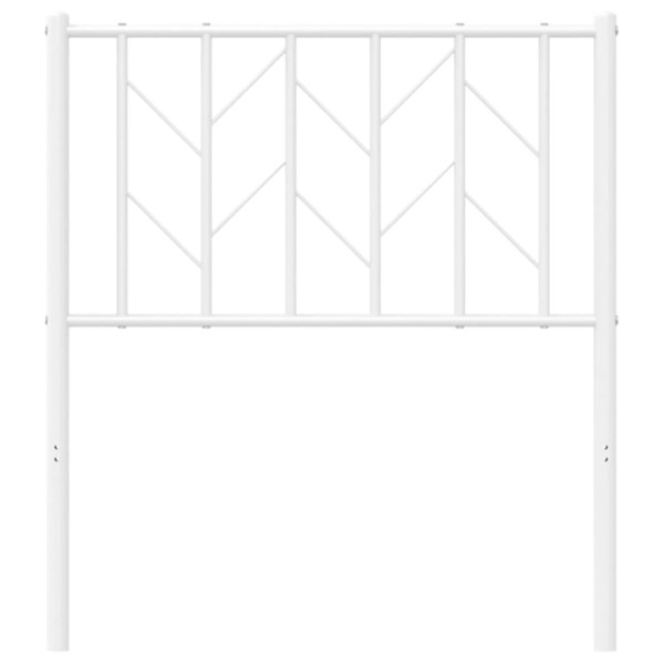 Cabeceira de cama 75 cm metal branco M 4