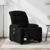 Sillón reclinable de masaje eléctrico tela negro 1
