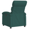 Sillón reclinable eléctrico tela verde oscuro 4