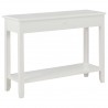 Mesa consola 110x35x80 cm madeira branco 4
