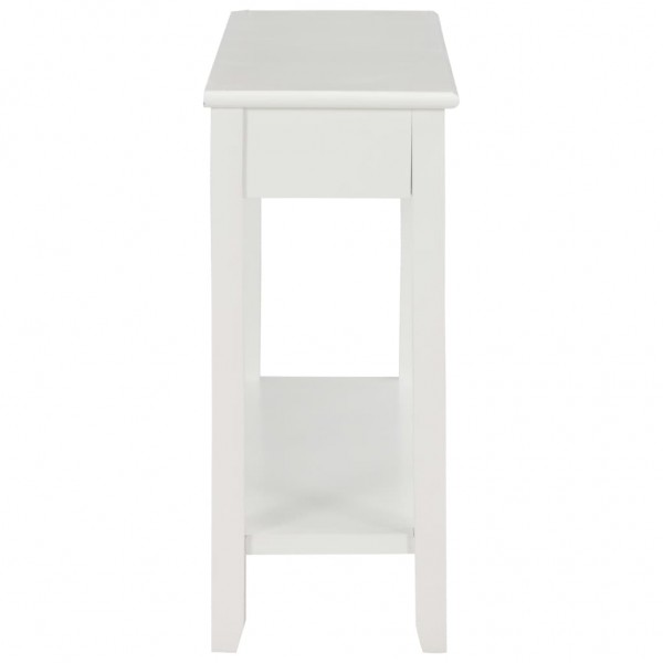 Mesa consola 110x35x80 cm madeira branco M 5